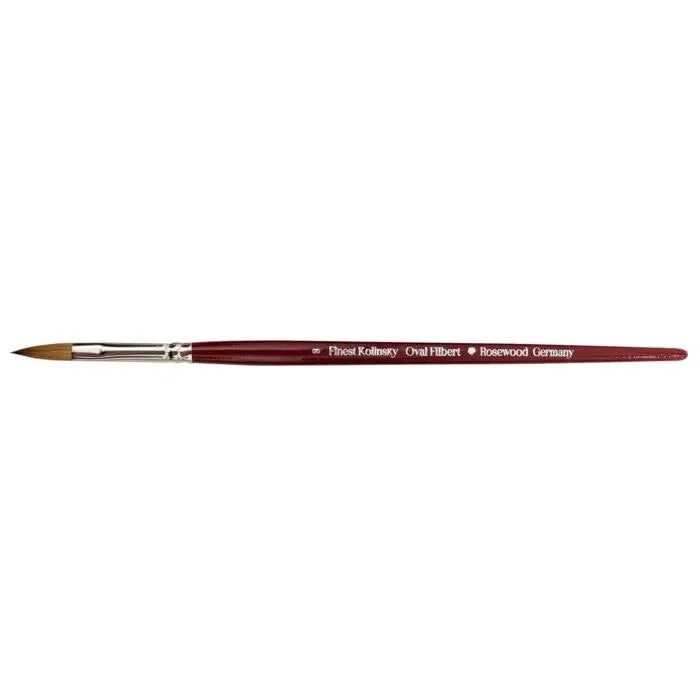 מכחול קולינסקי מקצועי אובלי פילברט מס' 8 ROSEWOOD, יופילי