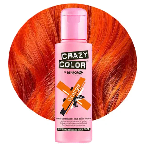 צבע שיער Crazy Color 100 מ״ל בגוון Orange כתום
