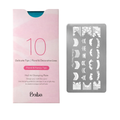 לוח הטבעה לציפורניים Buba 10 – דוגמאות Delicate Tips