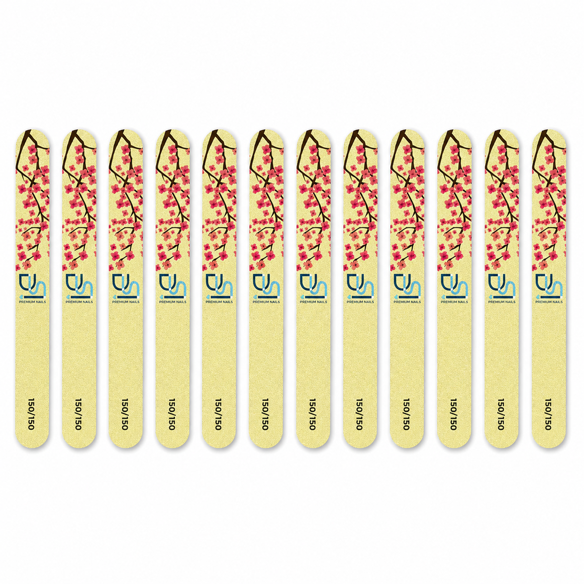 פצירה מקצועית ישרה רב־פעמית דו־צדדית 150/150 - 12 יחידות | DSI Exclusive – תמונת המוצר