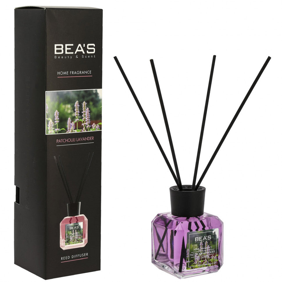 Reed Diffuser with Patchouli Lavender Scent - Bea's