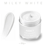 אדיקט ג'ל בניה 30 Milky White מ"ל - Addict
