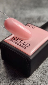 לק ג'ל ג'לו צבע ורוד ברבי שקוף GELLO #06