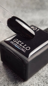 לק ג'ל ג'לו  צבע שחור פחם  GELLO #01