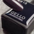 לק ג'ל ג'לו צבע אפור כהה GELLO #15