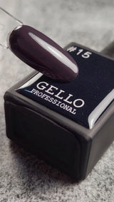 לק ג'ל ג'לו צבע אפור כהה GELLO #15