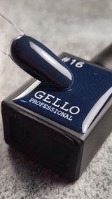 לק ג'ל ג'לו בצבע כחול אפור GELLO #16