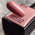לק ג'ל ג'לו צבע ורוד חום GELLO #26