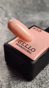לק ג'ל ג'לו צבע אפרסק בהיר GELLO #58