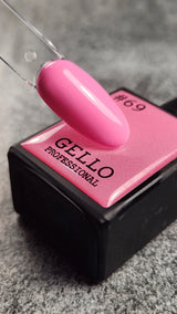 לק ג'ל ג'לו צבע ורוד מסטיק GELLO #69
