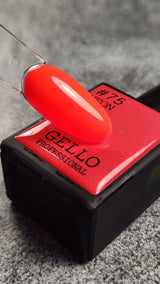 לק ג'ל ג'לו צבע ורוד ניאון זוהר GELLO #75