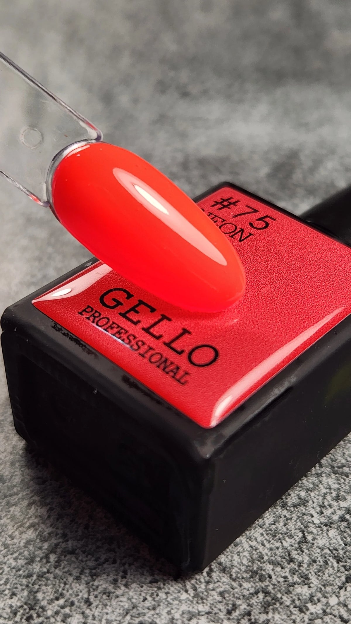 לק ג'ל ג'לו צבע ורוד ניאון זוהר GELLO #75