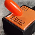 לק ג'ל ג'לו צבע כתום זוהר ניאון GELLO #77