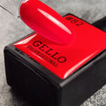 לק ג'ל ג'לו צבע אדום ורוד זוהר GELLO #82