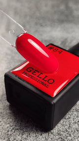 לק ג'ל ג'לו צבע אדום דובדבן בהיר GELLO #84