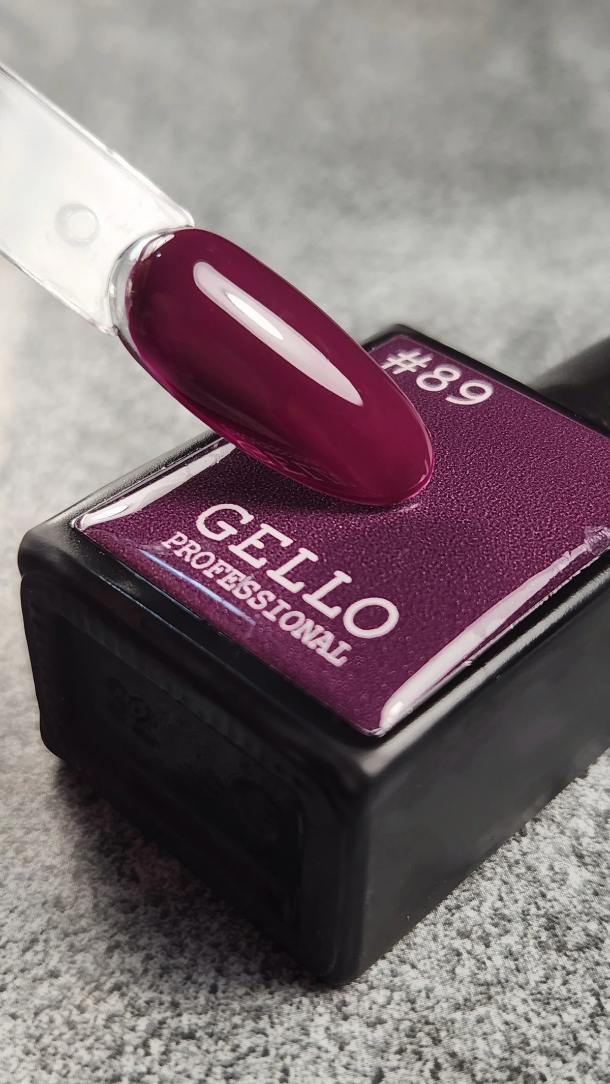 לק ג'ל ג'לו צבע סגול כהה GELLO #89
