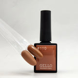 לק ג'ל ג'לו צבע חום שוקולד GELLO  #110