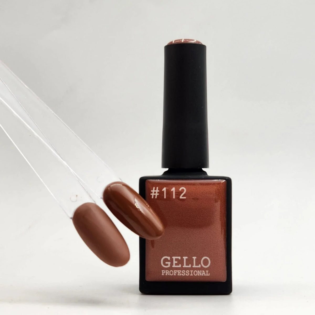 לק ג'ל ג'לו צבע חום כהה GELLO  #112