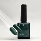 לק ג'ל ג'לו צבע ירוק בקבוק GELLO #114