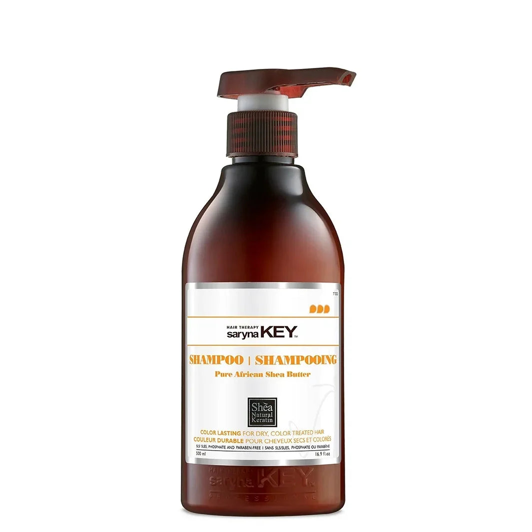 Shea Butter Shampoo for Color-Treated and Bleached Hair 500 ml | Saryna Key