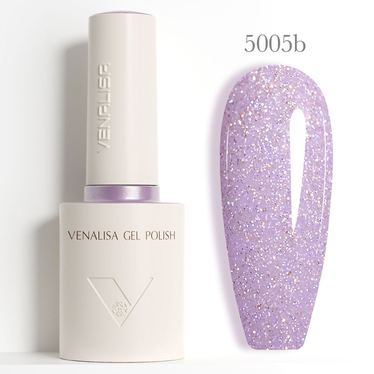 לק ג׳ל נצנצים 5005b מסדרת V1, 10 מ״ל | Venalisa