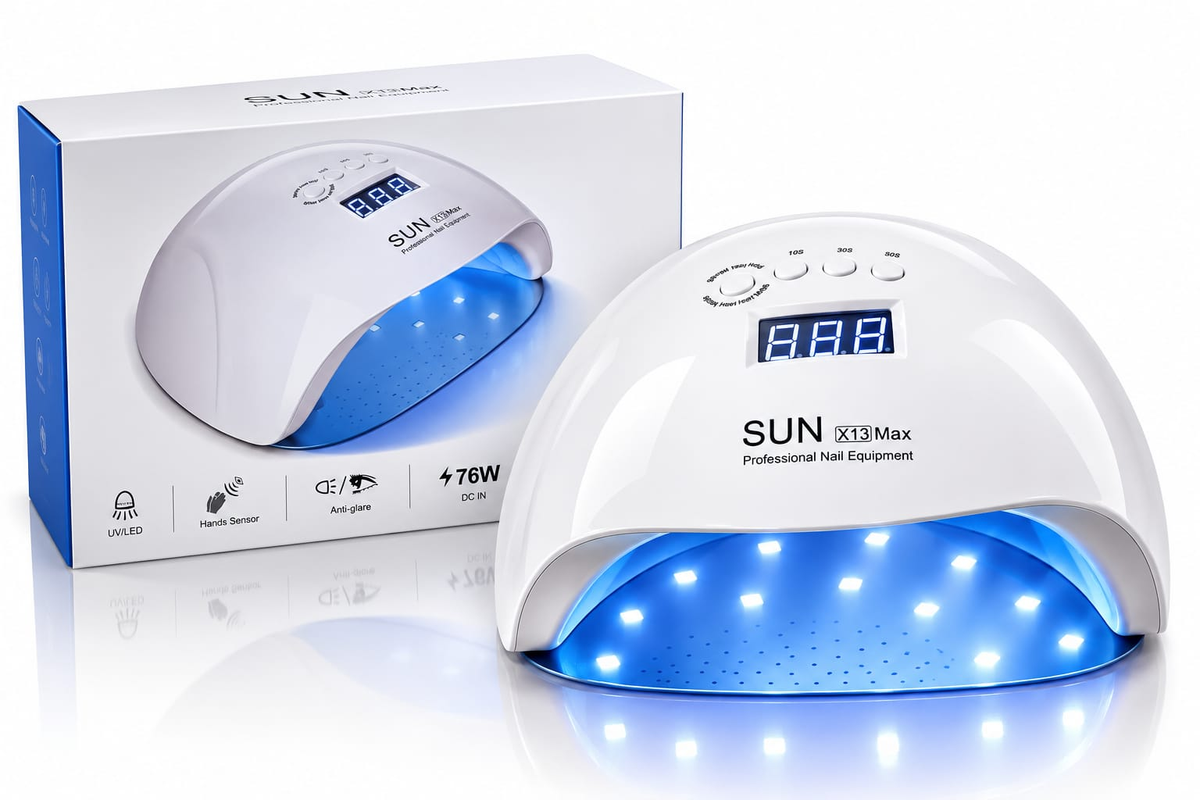 Лампа для сушки гель-лака SUN X13 Max 76W с технологией UV/LED