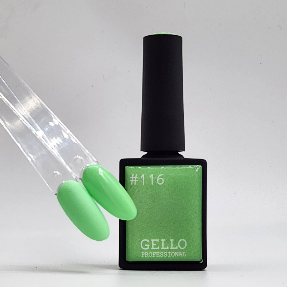 לק ג'ל ג'לו צבע ירוק תפוח  GELLO  #116