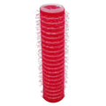 Yofeely small Velcro hair rollers size 13, red, 12 pieces
