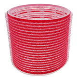 Yofeely jumbo Velcro hair rollers size 70, red, 6 pieces