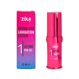 ZOLA Color Lab – שלב 1 | ג'ל הרמה ורוד להרמת ריסים וגבות