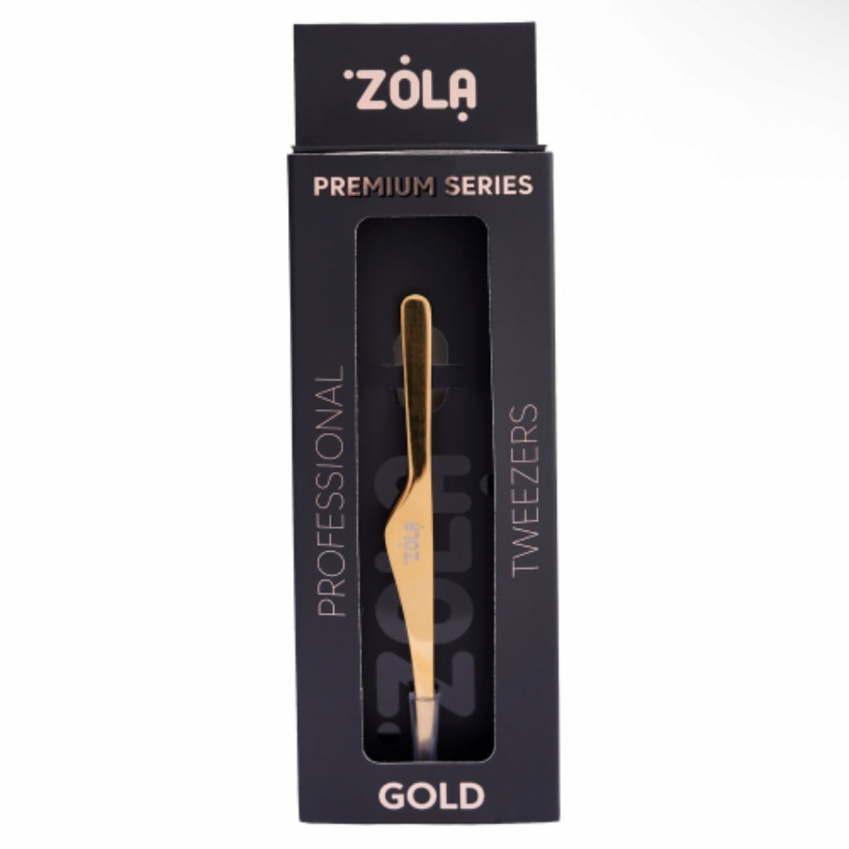 ZOLA Premium Professional Brow Tweezers - Gold by ZOLA