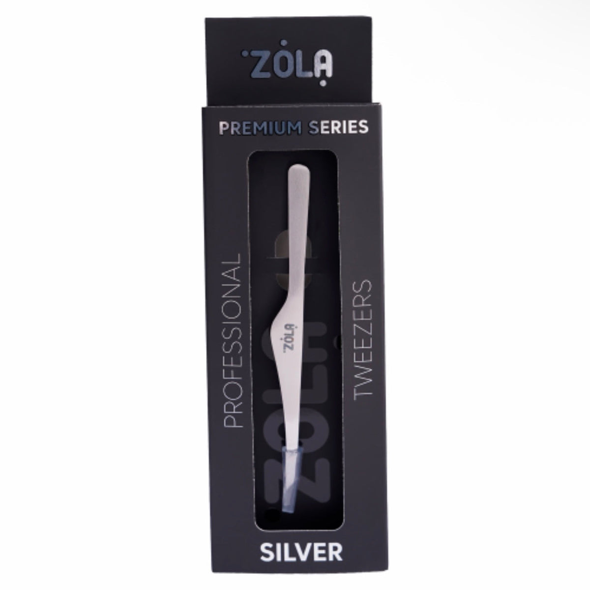 ZOLA Premium Professional Brow Tweezers - Silver by ZOLA