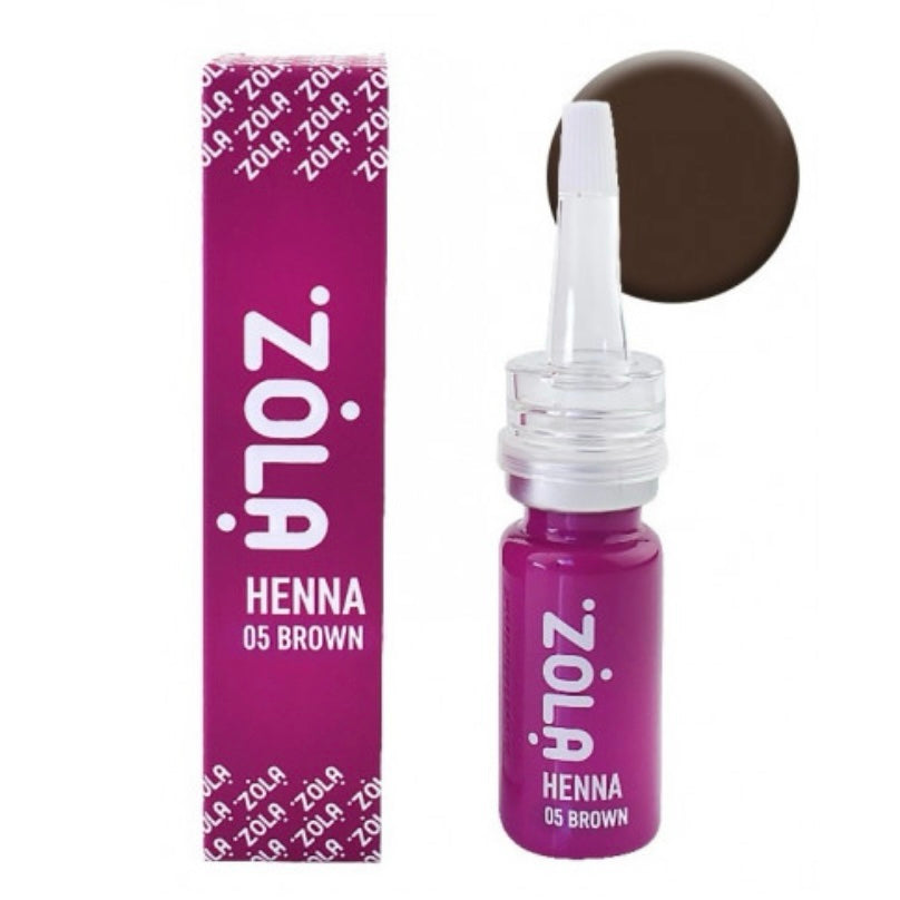 ZOLA Professional Brow Henna - Dark Brown by ZOLA