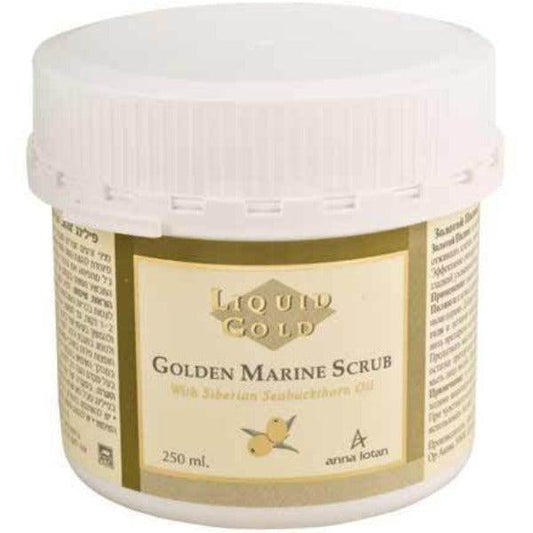 Anna Lotan Golden Marine Scrub | Liquid Gold 250ml/8.45FL.OZ. - Yofeely Cosmetics