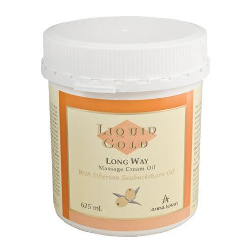 Anna Lotan Long Way Massage Cream-Oil | Liquid Gold 625ml/21.1FL.OZ. - Yofeely Cosmetics