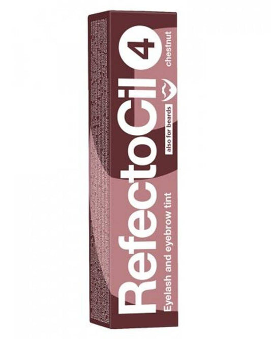 Refectocil Eyebrow Eyelashes Color Charming Chestnut No. 4 15ml/0.5FLOZ. - Yofeely Cosmetics